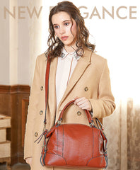 Sophisticated Designer Inspired Large Capacity Shoulder Crossbody Bag from 100% Real Leather