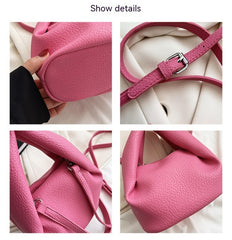 Stunning Designer Inspired Crossbody Pleated Cloud Bag For Stylish Chics
