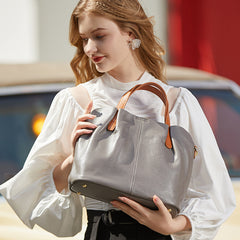 Distinguished Sophisticated Designer Inspired Large Capacity Tote Crossbody Bag for Stylish Girls from High Quality Real Leather