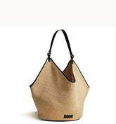 Adorable Designer Inspired Large Capacity New 2025 Trend Straw Tote Shoulder Bag