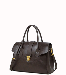 High-End Classic Comfortable for Work and Every Day Use Large Capacity Satchel Crossbody Bag from Top Layer Leather