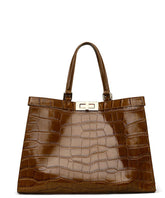 Milano Luxe Croc-Embossed Tote