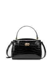 Ava Noir Satchel Bag