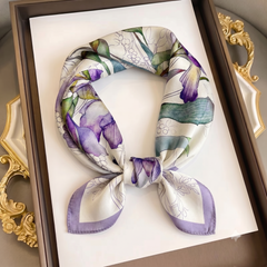 The Iris Reverie Silk Scarf