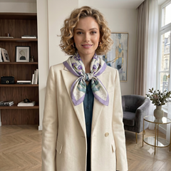 The Iris Reverie Silk Scarf