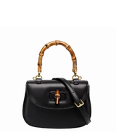 Gorgeous Elegant Designer Inspired Real Leather Baboo Handle Satchel Bag for Fashionable Women