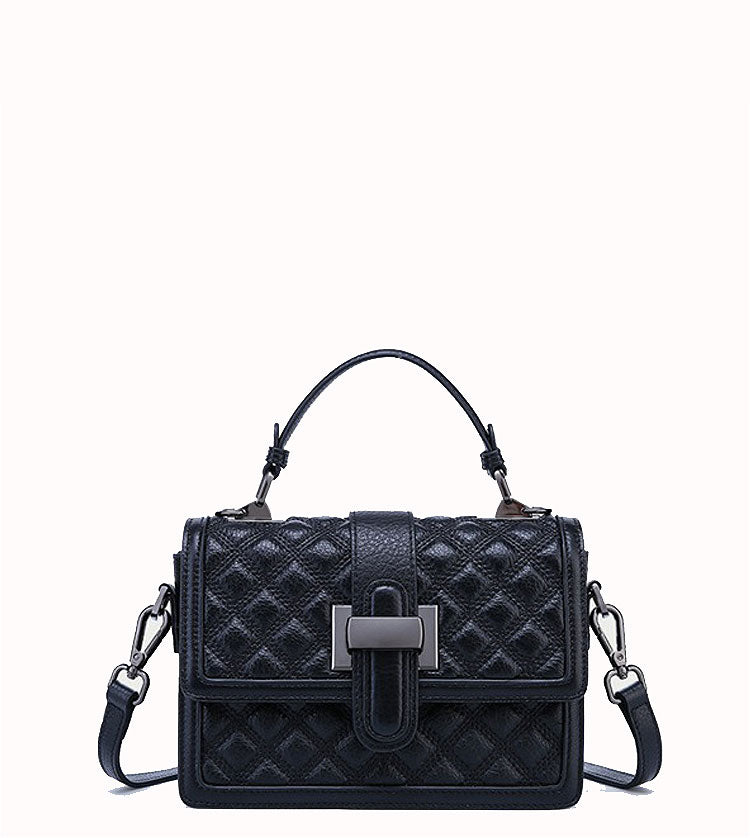 Adorable Designer Inspired Diamond Stitched Satchel Crossbody Bag for Everyday and Special Occasions.