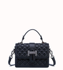 Adorable Designer Inspired Diamond Stitched Satchel Crossbody Bag for Everyday and Special Occasions.