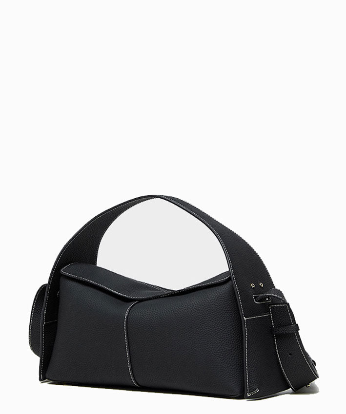 Elegant Real Leather Crossbody Shoulder Bag with Versatile Design and Detachable Strap for Fashionable Girls