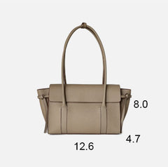 High Eng Leather Shoulder Tote Bag