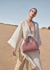Gorgeous Unique Designer Inspired Crossbody Shoulder Bag from 100% Real Leather with Detachable Strap