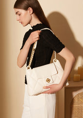 Small Stitched Leather Crossbody Shoulder Bag