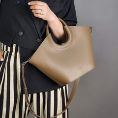 Elegant Adorable Designer Inspired 100% Real Leather Crossbody Satchel Bag for Fashion Forwarded Women