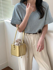 Adorable Unique Shape Designer Inspired New 2025 Trend Shoulder Crossbody Bag from 100% Real Leather