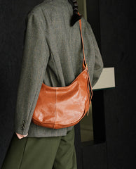 High-End Hobo Shoulder Bag from High Quality Leather for Everyday Use