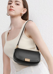 Elegant Small Crossbody Bag from Real Leather