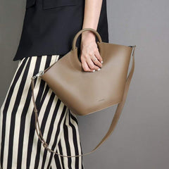 Elegant Adorable Designer Inspired 100% Real Leather Crossbody Satchel Bag for Fashion Forwarded Women