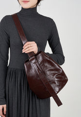 Gorgeous Uniquely Textured Designer Inspired Shoulder Crossbody Bag from Real Leather