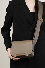 Leather Small Flap Guitar Strap Crossbody Bag