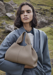 Unique Top Handle Designed Leather Crossbody Shoulder Bag