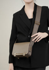 Leather Small Flap Guitar Strap Crossbody Bag