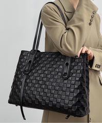 Gorgeous Luxury Looking Designer Inspired Tote Bag from 100% Real Genuine Embossed Leather