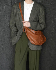 High-End Hobo Shoulder Bag from High Quality Leather for Everyday Use