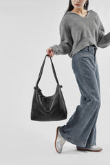 Everyday Luxury Designer Inspired Large Capacity Shoulder Bag from High Quality Leather
