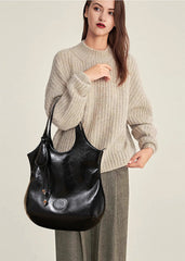 Alluring Luxury Looking Designer Inspired Tote Shoulder Bag from Real Leather for Fashion Forwarded Girls