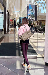High Eng Leather Shoulder Tote Bag