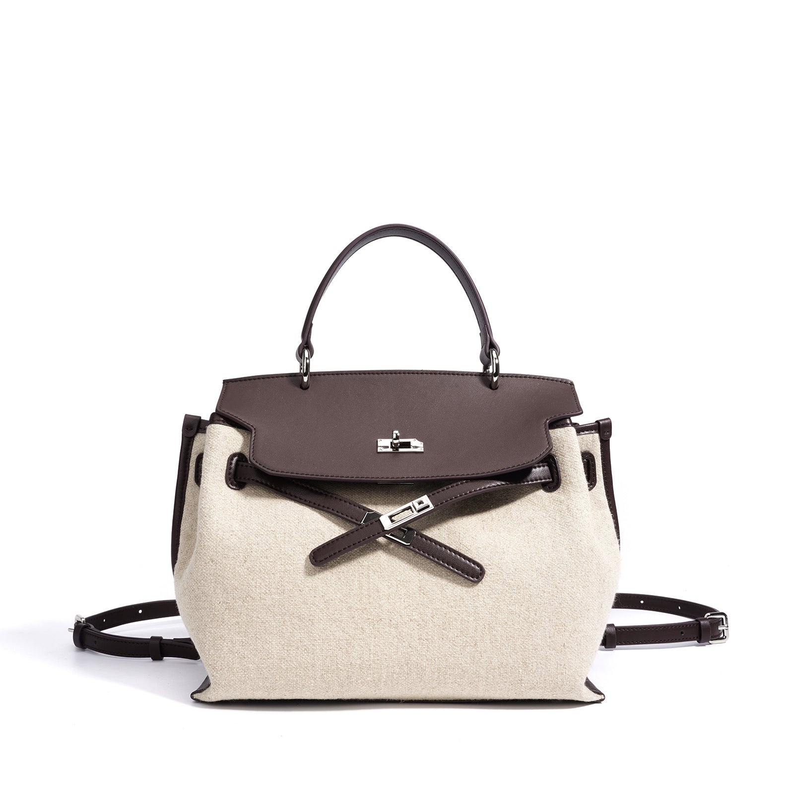 The Artisan Canvas & Leather Backpack Satchel Bag