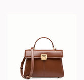 Small Leather Satchel Crossbody Bag