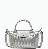 Versatile Sophisticated Designer Inspired Satchel Crossbody Bag from Real Leather with Detachable Strap