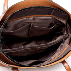 Luxury The Weekend Edit High Quality Vegan Leather Tote Bag with Detachable Strap