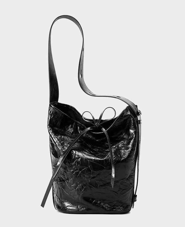 Unique Sophisticated Designer Inspired Shoulder Crossbody Bucket Bag from 100% High Quality Leather