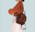 High-End Genuine Leather Backpack – Elegant, Spacious, and Built for Everyday Use