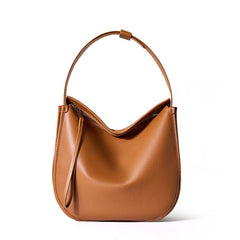 Sac fourre-tout confortable en cuir souple Jane en cuir de vache