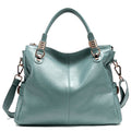 Elegant Sophisticated Designer Inspired Tote Crossbody Bag from High Quality Cowhide Leather