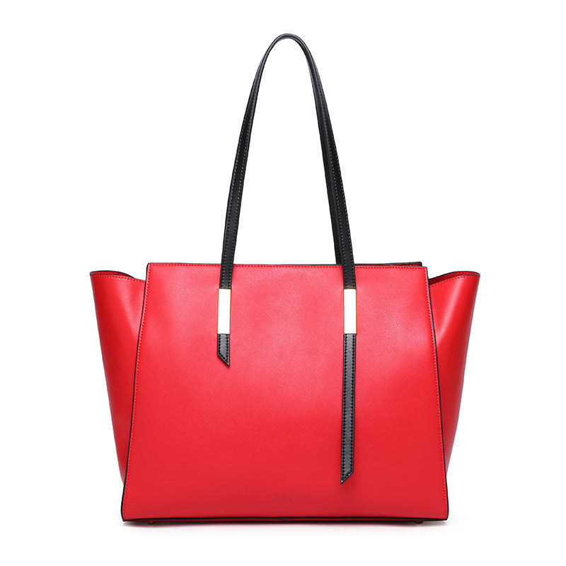 Elegant Fashionable Designer Inspired Large-capacity Tote Shoulder Bag from Real High Quality Leather