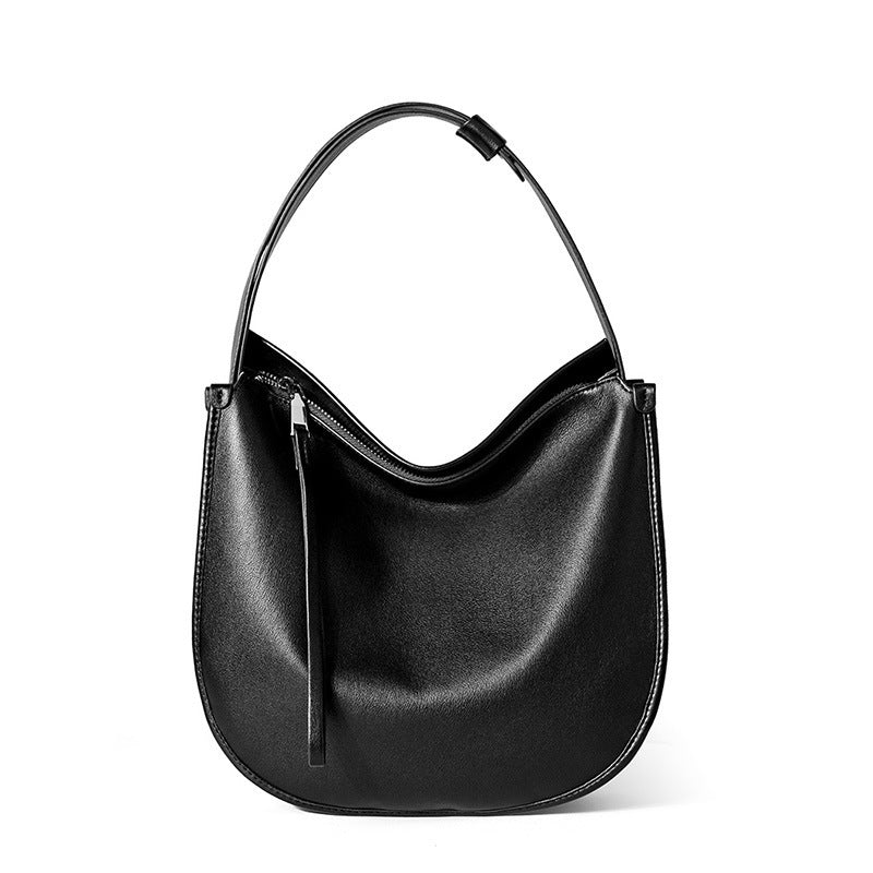 Sac fourre-tout confortable en cuir souple Jane en cuir de vache