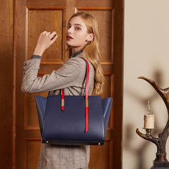 Elegant Fashionable Designer Inspired Large-capacity Tote Shoulder Bag from Real High Quality Leather