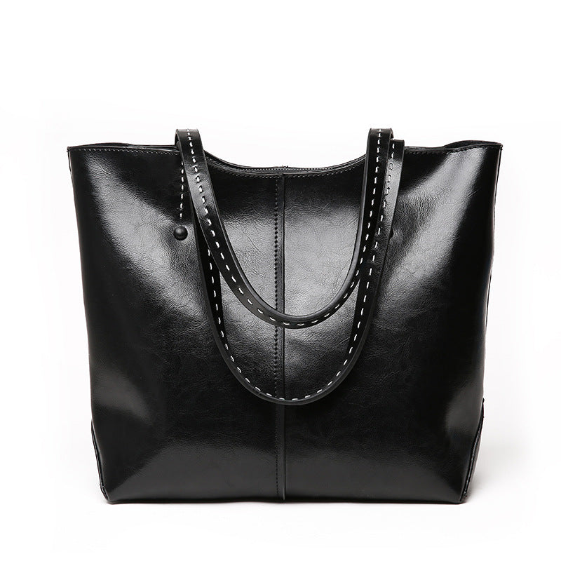 Glamorous Designer Inspired Tote Bag from Real Leather High Quality Leather for Stylish Women