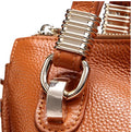 Elegant Sophisticated Designer Inspired Tote Crossbody Bag from High Quality Cowhide Leather