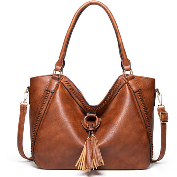 Stunning Beautiful Designer Inspired Tote Shoulder Bag from High Quality Leather with Detachable Strap