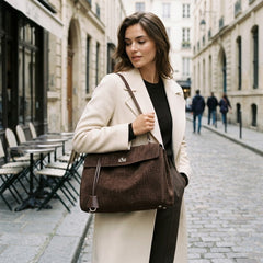 The Metropolitan Suede Handbag