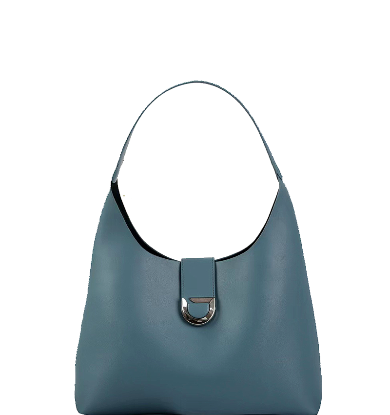 Elegant Sophisticated Luxury Looking Designer Inspired Hobo Shoulder Bag from 100% Leather