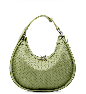 Elegant Stylish Designer Inspired Woven Hobo Bag for Women from Real High Quality Leather