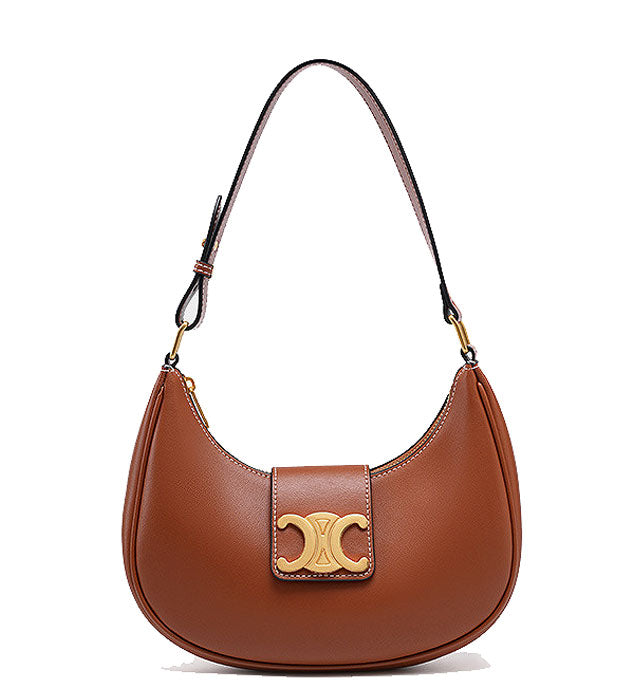 Elegant Classic Designer Inspired Hobo Shoulder Bag from 100% High Quality Leather