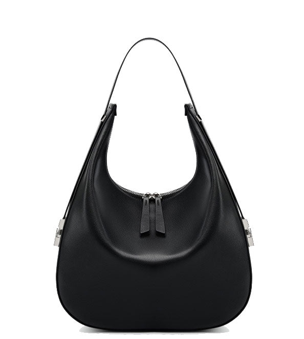 Elegant Designer Inspired Large Hobo Shoulder Bag from 100% Real Leather for Everyday life and Special Occasions.