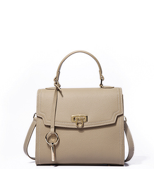 Timeless Classic Designer Inspired Satchel Crossbody Bag from Real Leather with Detachable Strap
